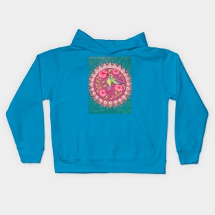 Hummingbird Mandala Kids Hoodie